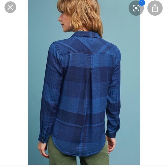 VGUC Anthropologie Cloth & Stone Mireille shirt - Picture 2 of 5